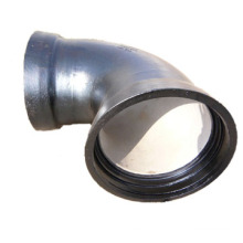 ductile iron pipe fitting 90 degree elbow double socket